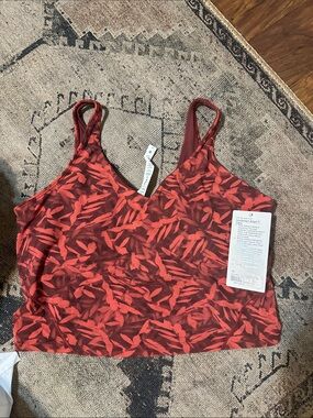 lululemon athletica Red Leaf-Print Tank